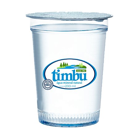 Água Mineral Sem Gás Copo Timbu 200ml C/48