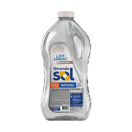 Detergente Girando Sol Natural 2 Litros