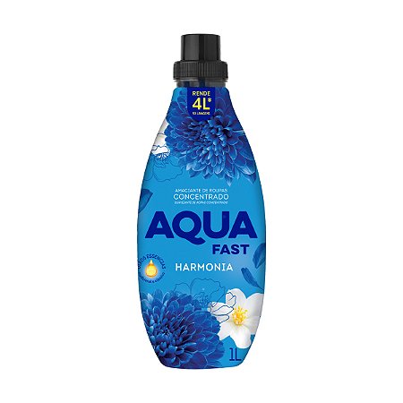 Amaciante De Roupas Concentrado Harmonia Aquafast 1L