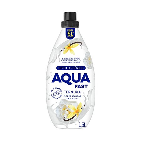Amaciante De Roupas Concentrado Ternura Aquafast 1,5L