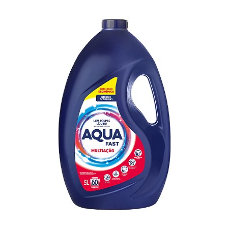 Lava Roupas Multiação Aquafast 5L