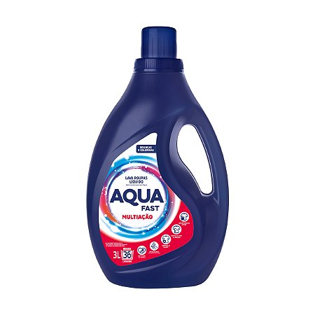 Lava Roupas Multiação Aquafast 3L
