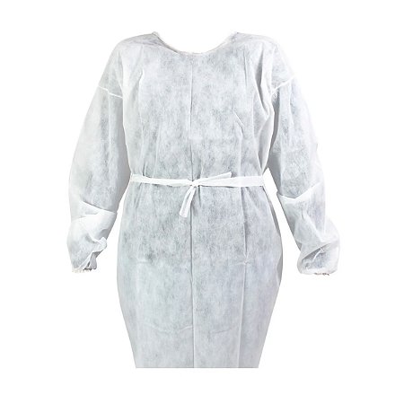 Avental Tnt Volk Manga Longa Branco 30g - C/10