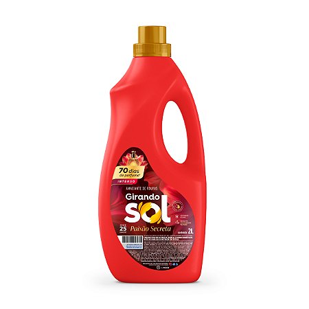 Amaciante De Roupas Girando Sol Paixão Secreta 2L