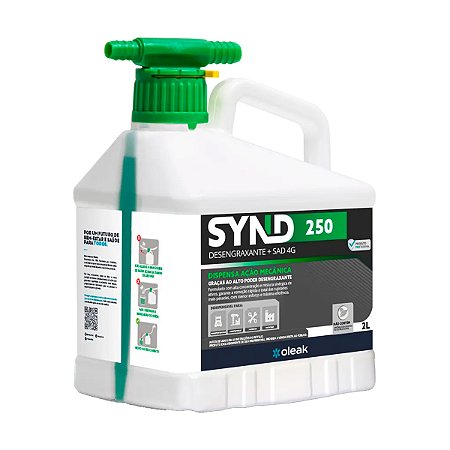 Desengraxante Alcalino Oleak Synd 250 SAD 4g 2L