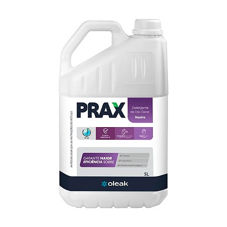 Detergente Oleak Prax Geral Neutro 5L