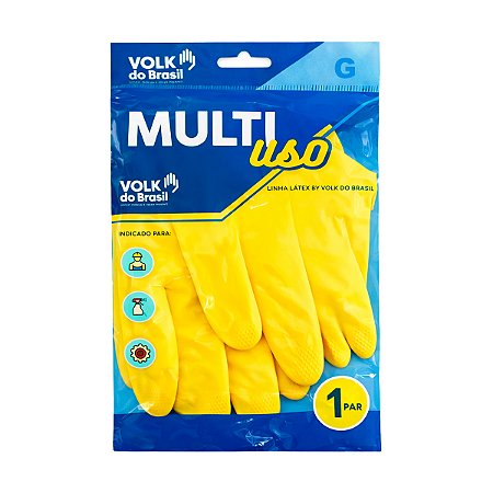Luva Multiuso Látex Volk CA 45629 | Essenza - Produtos de Limpeza