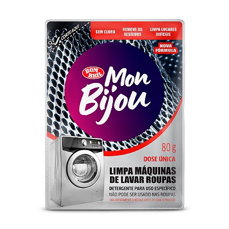 Limpa Máquina de Lavar Roupas Mon Bijou 80g