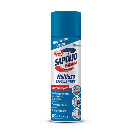Espuma Ativa Sapólio Radium Clássico 300ml