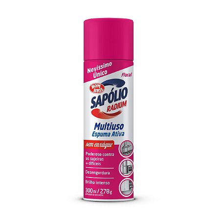Espuma Ativa Sapólio Radium Floral 300ml