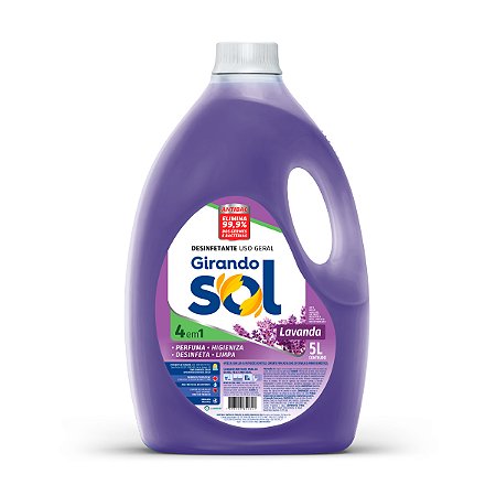 Desinfetante Girando Sol Lavanda 5L