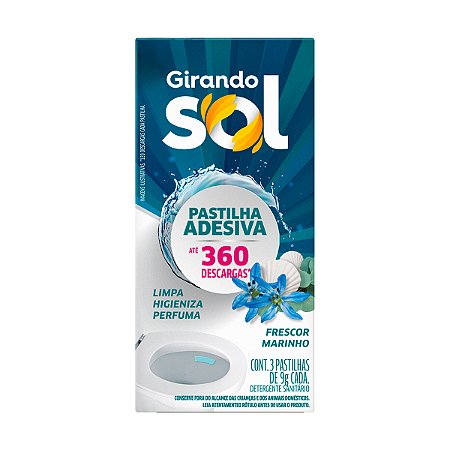 Pastilha Adesiva Girando Sol Frescor Marinho