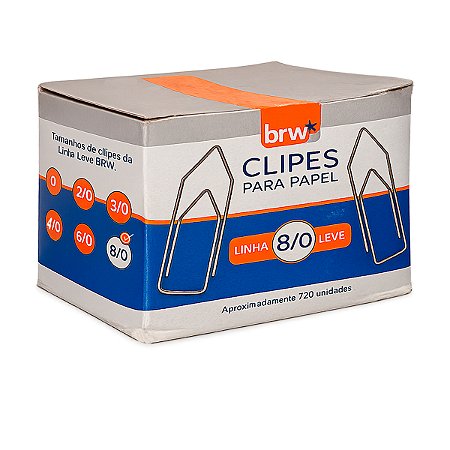 Clipes Galvanizados 8/0 BRW 170un