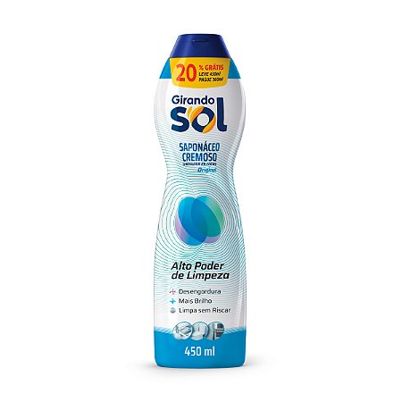 Saponáceo Cremoso Girando Sol Original Promo 450ml
