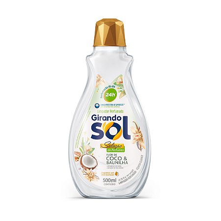 Limpador Perfumado Girando Sol Flor de Coco e Baunilha 500ml
