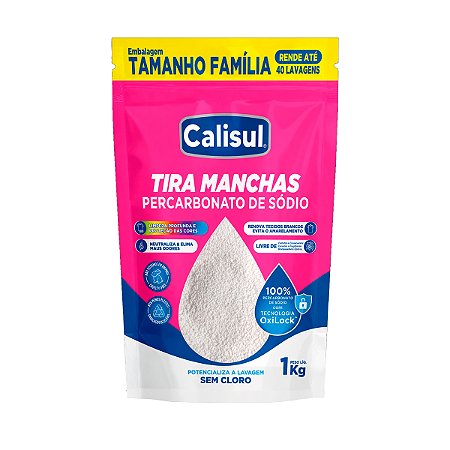 Percarbonato de Sódio Calisul Tira Manchas 1kg