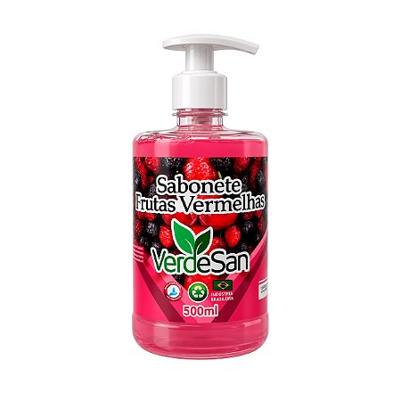 Sabonete Líquido Verdesan Frutas Vermelhas 500ml