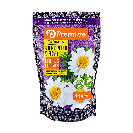 Refil Sabonete Líquido Premisse Camomila e Açaí 450ml