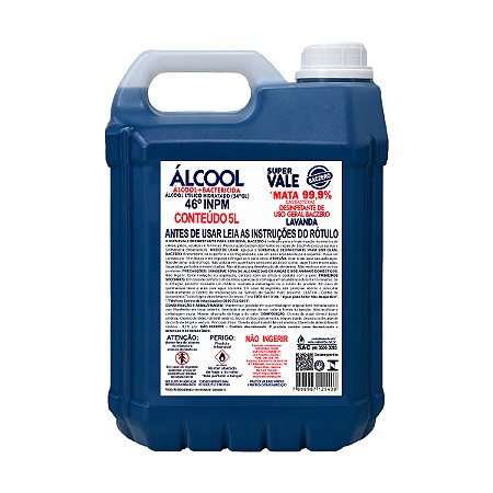 Desinfetante Super Vale Baczero Lavanda 46° INPM 5L