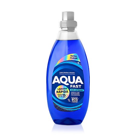 Lava Roupas Aquafast Lavagem Rápida Total Clean 1L