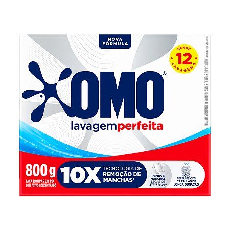 Sabão em Pó Omo Lavagem Perfeita 800g