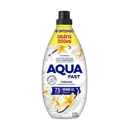 Amaciante Concentrado Aquafast Ternura Promo 1,5L