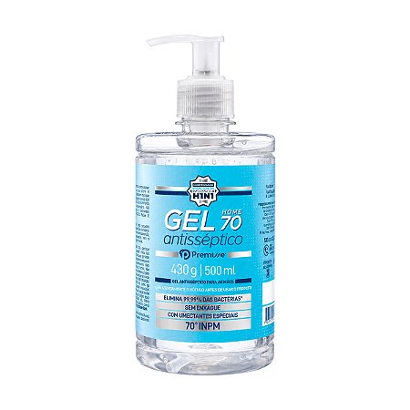 Álcool em Gel Antisséptico Premisse 70° INPM 500ml