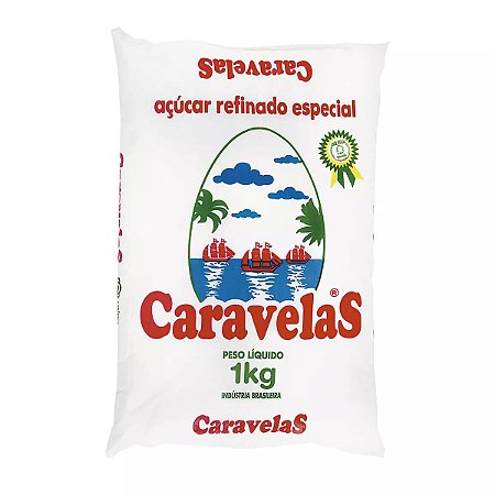 Açúcar Refinado Caravelas 1Kg