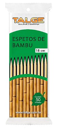 Espeto de Bambu 18cm Talge C/50