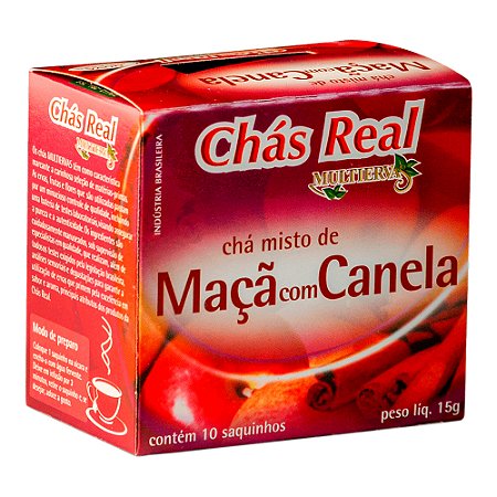 Chá Mate Real Maçã C/ Canela C/10