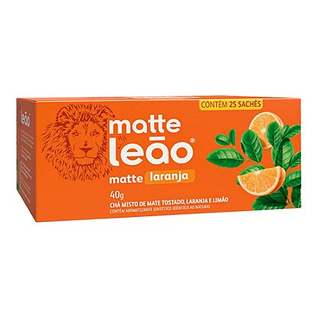 Chá Matte Leão Laranja C/25