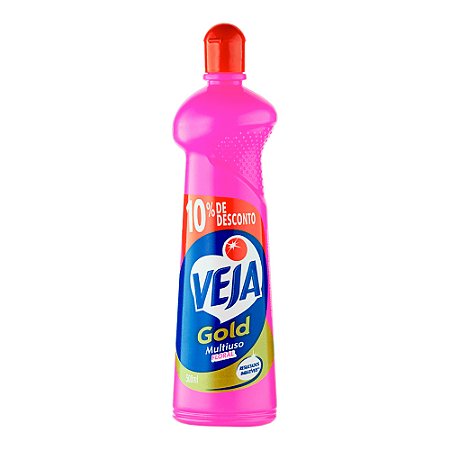 Limpador Multiuso Veja Gold Floral 500ml - Grátis 10%