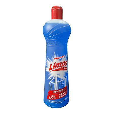 Limpa Vidros Limps Leve 600ml Pague 500ml
