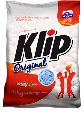 Sabão em Pó Klip Original 5kg - Produtos de Limpeza, Higiene e Descartáveis  - Essenza Comercial