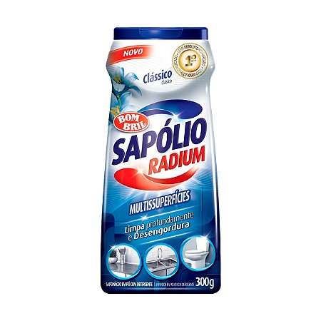 Saponáceo em Pó Sapólio Radium Clássico 300g