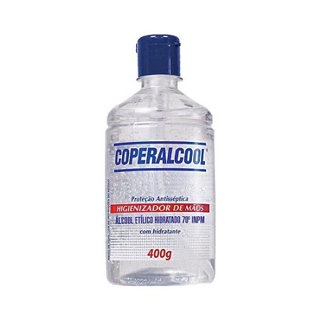 Álcool Gel 70% Coperalcool C/ Tampa 400g