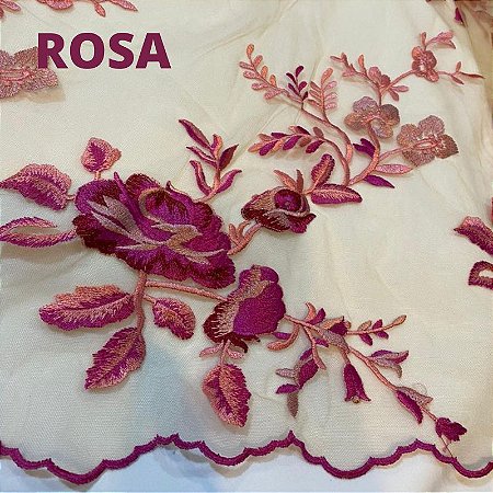 TULE ILLUSIONE BORDADO ITALIANO