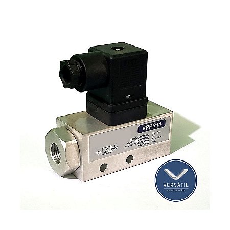 Válvula Eletro Pneumática Pressostato 250vca E Rosca 1/4"