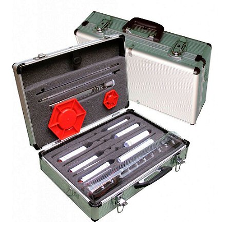 MALETA PARA ANALISE DE COMBUSTIVEL C/ 9 ITENS-COMPLETA