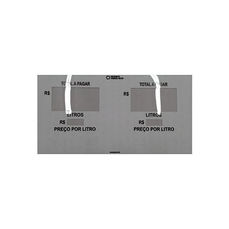 ADESIVO DO MOSTRADOR 2D LED PHR C/ PPL INTEGRADOBRANCO