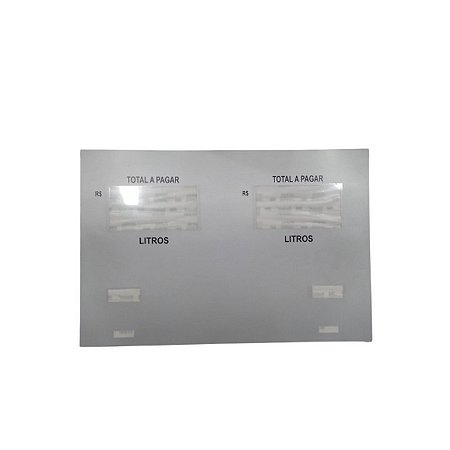 ADESIVO DO MOSTRADOR 2D LED PMD/PHR 2220/2422 PRATA