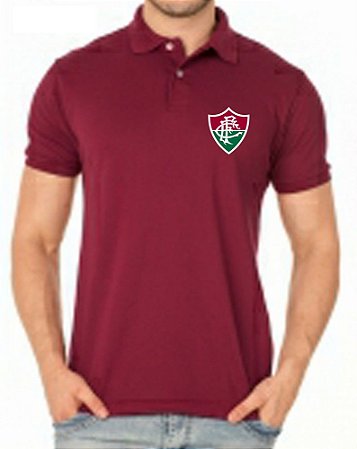 Camisa Polo Personalizada Torcedor Fluminense Bordado - ..:: Innovare Sul  ::.. Loja de Camisas Bordadas Personalizadas