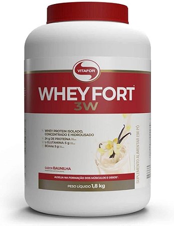 WHEY FORT 3W 900G NEUTRO - VITAFOR