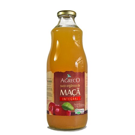Suco de maçã orgânico Agreco  - 1l