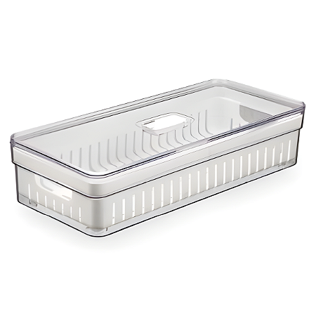 Organizador de Geladeira com Cesto e Tampa 3,6 Litros
