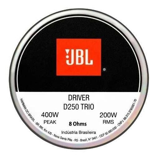 DRIVER JBL SELENIUM D250TRIO 200W D250 TRIO