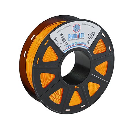 Filamento PLA Fluo Laranja | 1,75mm | 1Kg | PRINTALOT