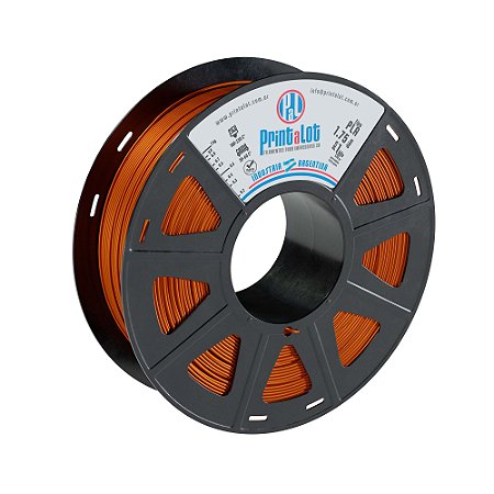 Filamento PLA Metal Vermelho Paprica | 1,75mm | 1Kg | PRINTALOT
