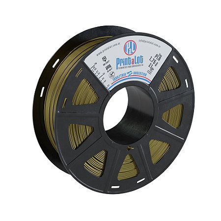 Filamento PLA Metal Dourado | 1,75mm | 1Kg | PRINTALOT