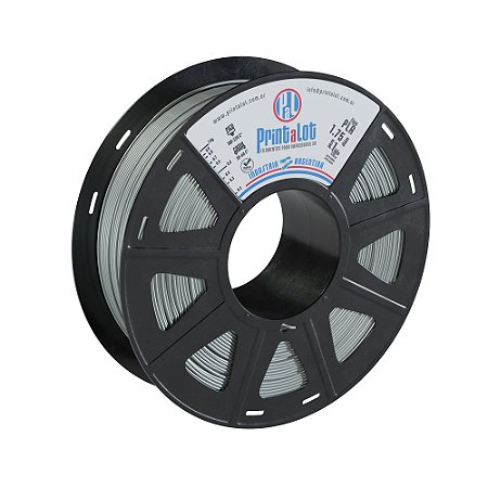 Filamento PLA Metal Prata | 1,75mm | 1Kg | PRINTALOT